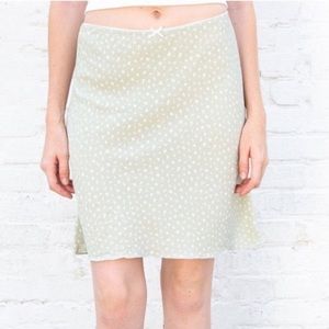 NWOT Brandy Melville Sephira Green Skirt